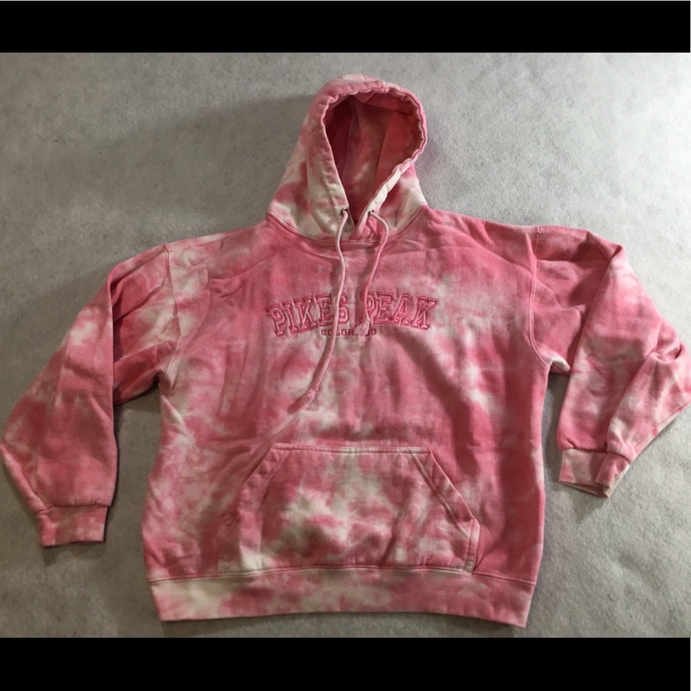 Pikes Peak Souvenir pink hoodie SZ M
